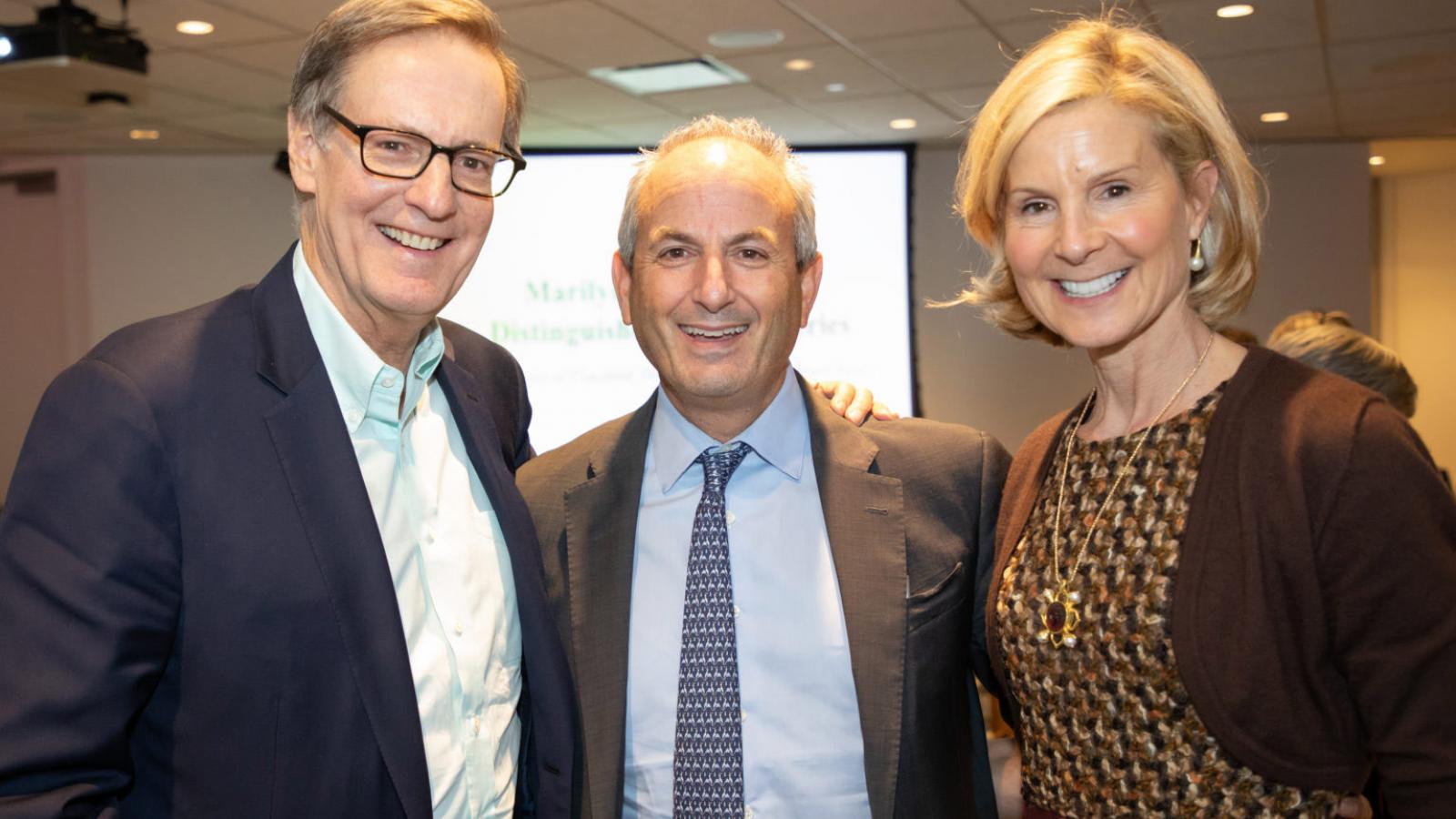 snapshots from the lecture before and after