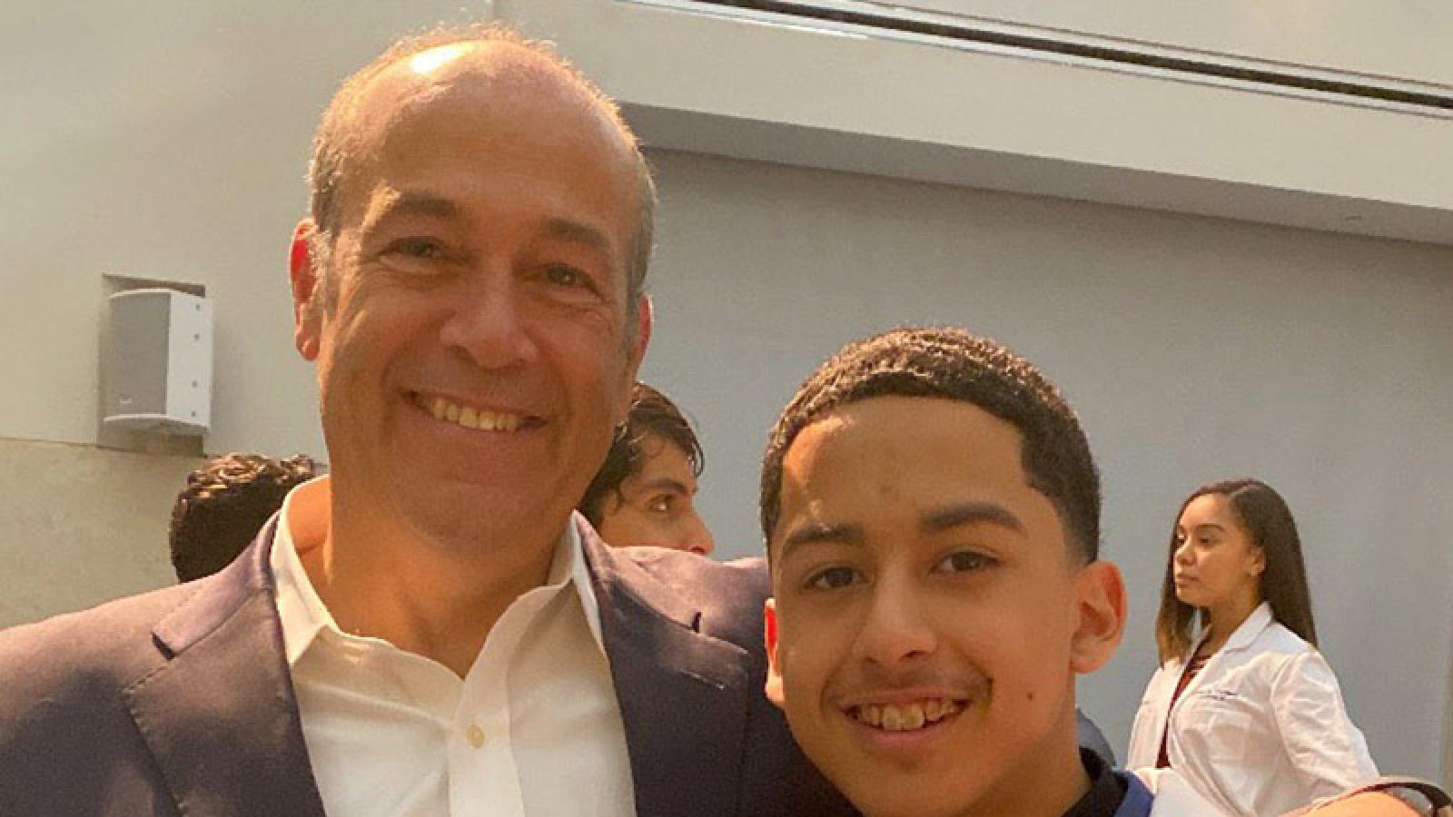 David with Dr. Hyman