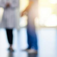 Doctors standing in a hospital